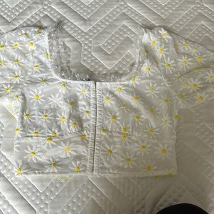 Daisy Mesh Top